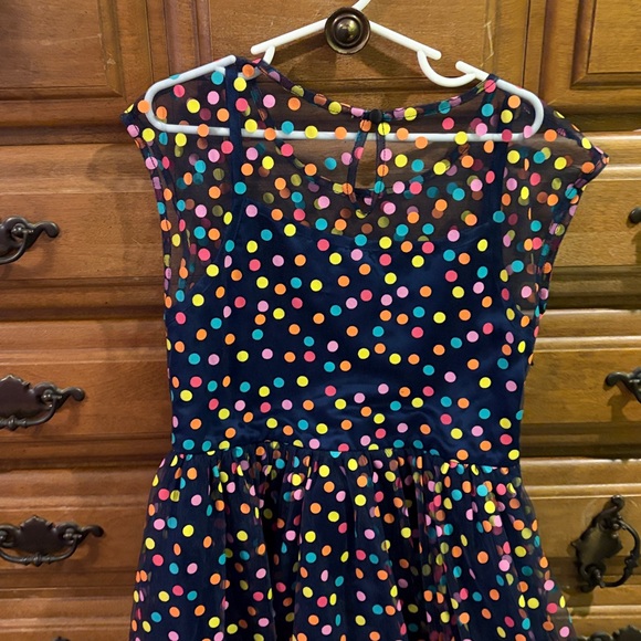 Colorful Polka Dot Kids Dress - Picture 5 of 5